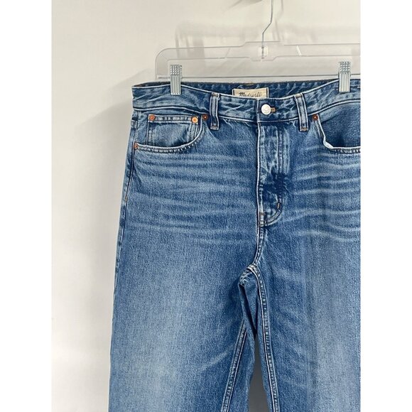 Madewell The Darted Barrell Leg Jeans Button Fly Sz 27 - Picture 3 of 8